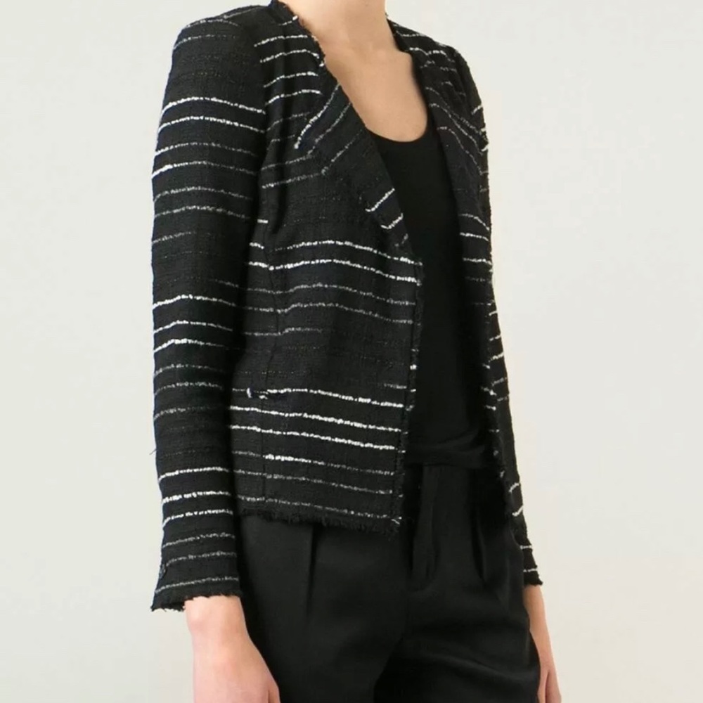 Isabel Marant Cotton blend Bouclé Fitted  Blazer 38 - Picture 8 of 9
